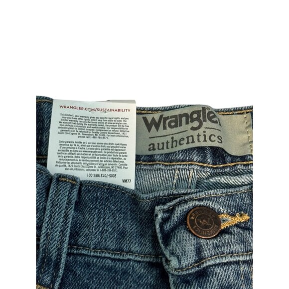 NWT Wrangler Authentics Mens REGULAR fit 100% Cotton Denim Jeans Size 30x29 - Picture 6 of 10
